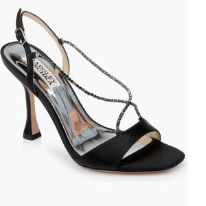 Badgley mischka Neville jeweled strap heels